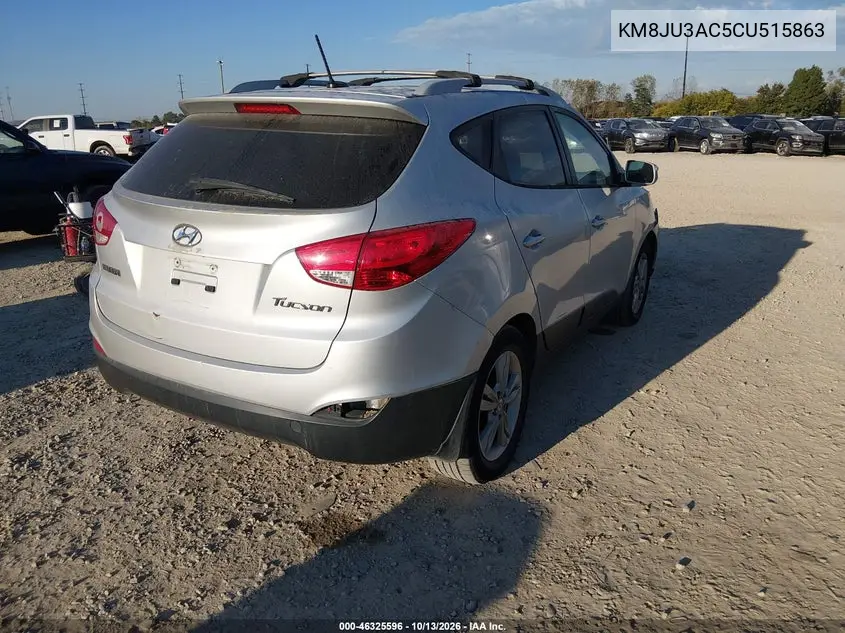 2012 HYUNDAI TUCSON VIN KM8JU3AC5CU515863 — фото 4