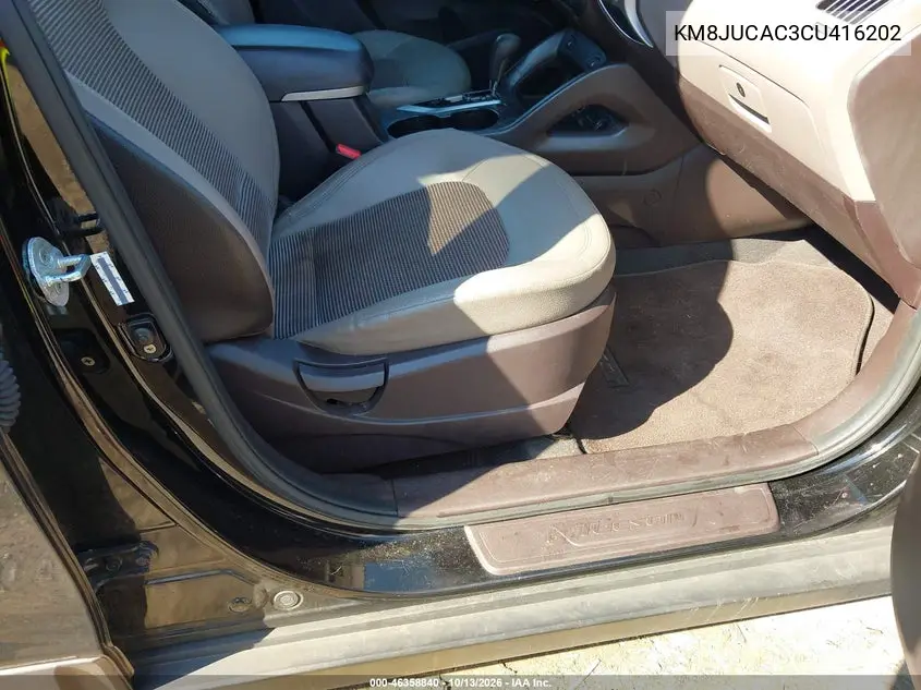 2012 HYUNDAI TUCSON VIN KM8JUCAC3CU416202 — фото 5