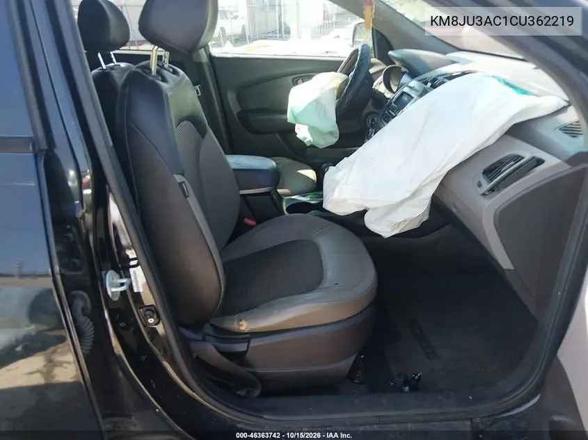 2012 HYUNDAI TUCSON VIN KM8JU3AC1CU362219 — фото 5