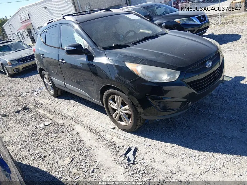 HYUNDAI TUCSON 2012, VIN KM8JU3AC4CU370847