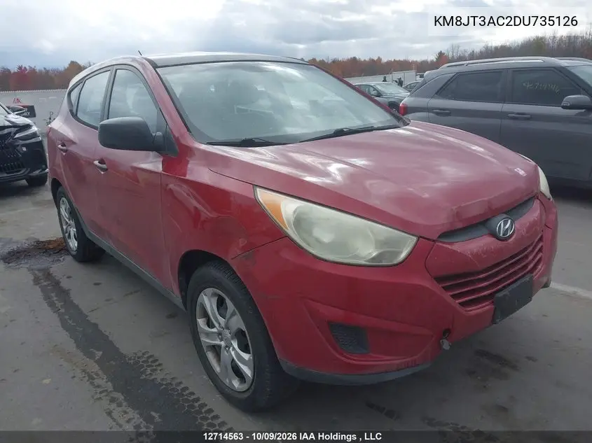 HYUNDAI TUCSON 2013, VIN KM8JT3AC2DU735126