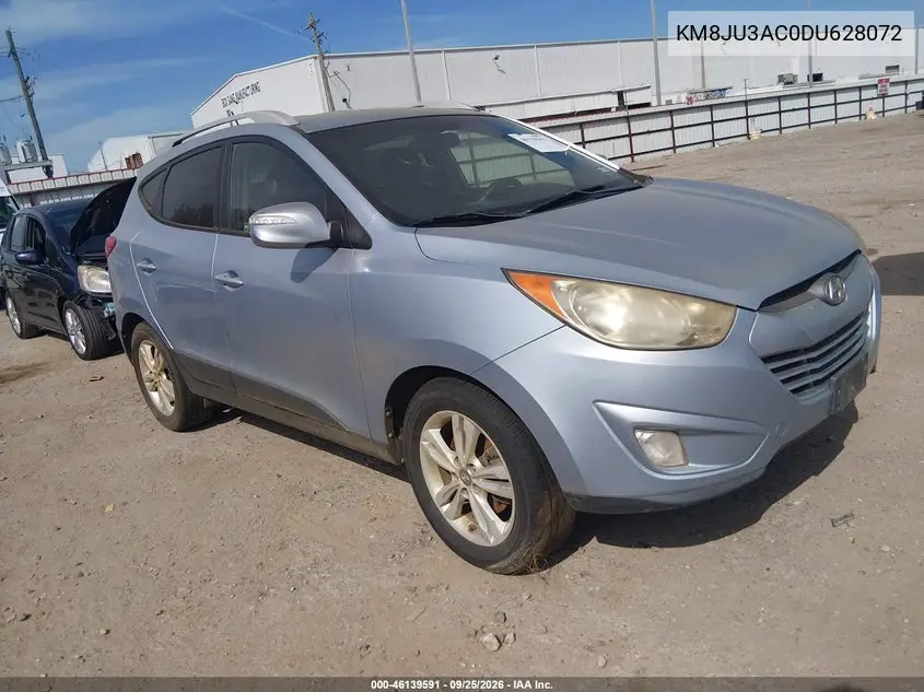 HYUNDAI TUCSON 2013, VIN KM8JU3AC0DU628072