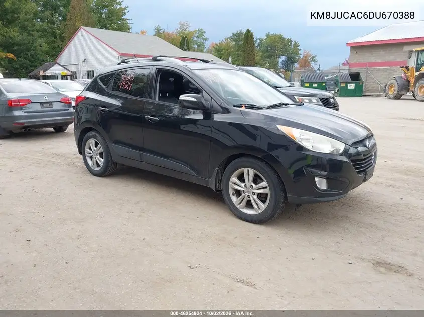 HYUNDAI TUCSON 2013, VIN KM8JUCAC6DU670388