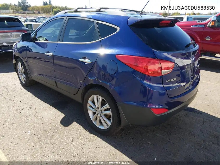 2013 HYUNDAI TUCSON VIN KM8JU3AC0DU588530 — фото 3