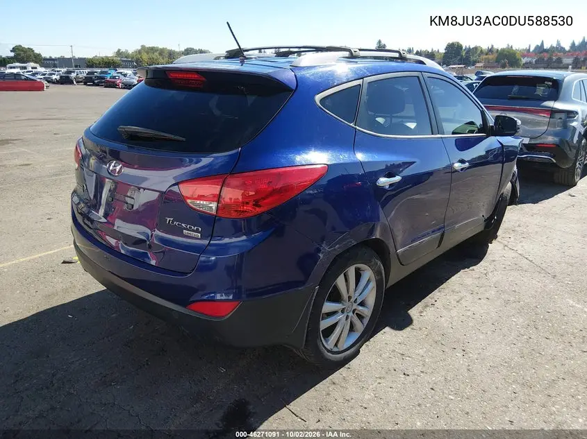2013 HYUNDAI TUCSON VIN KM8JU3AC0DU588530 — фото 4