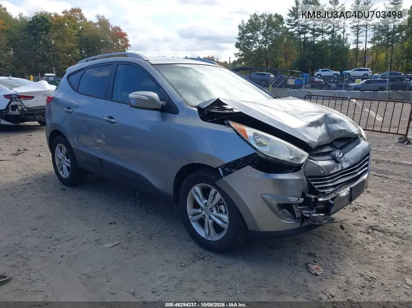 HYUNDAI TUCSON 2013, VIN KM8JU3AC4DU703498