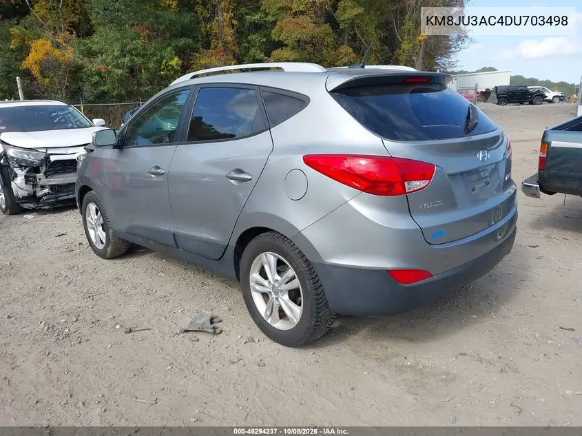 2013 HYUNDAI TUCSON VIN KM8JU3AC4DU703498 — фото 3