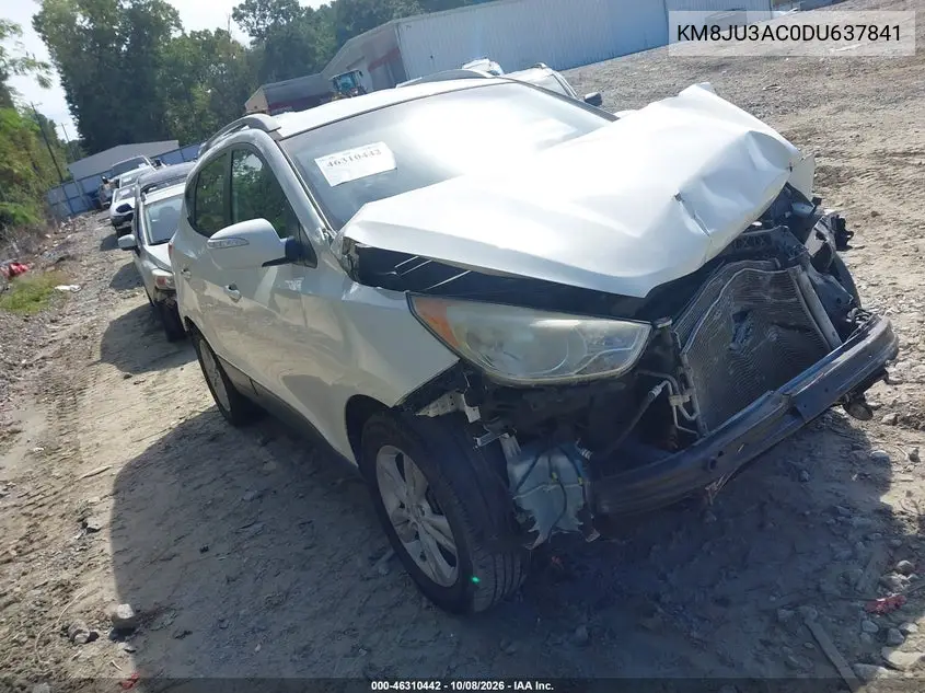 HYUNDAI TUCSON 2013, VIN KM8JU3AC0DU637841