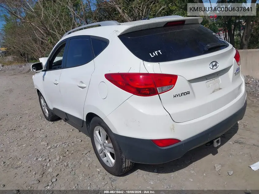 2013 HYUNDAI TUCSON VIN KM8JU3AC0DU637841 — фото 3
