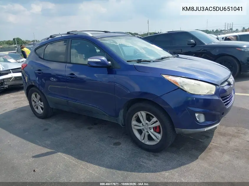 HYUNDAI TUCSON 2013, VIN KM8JU3AC5DU651041