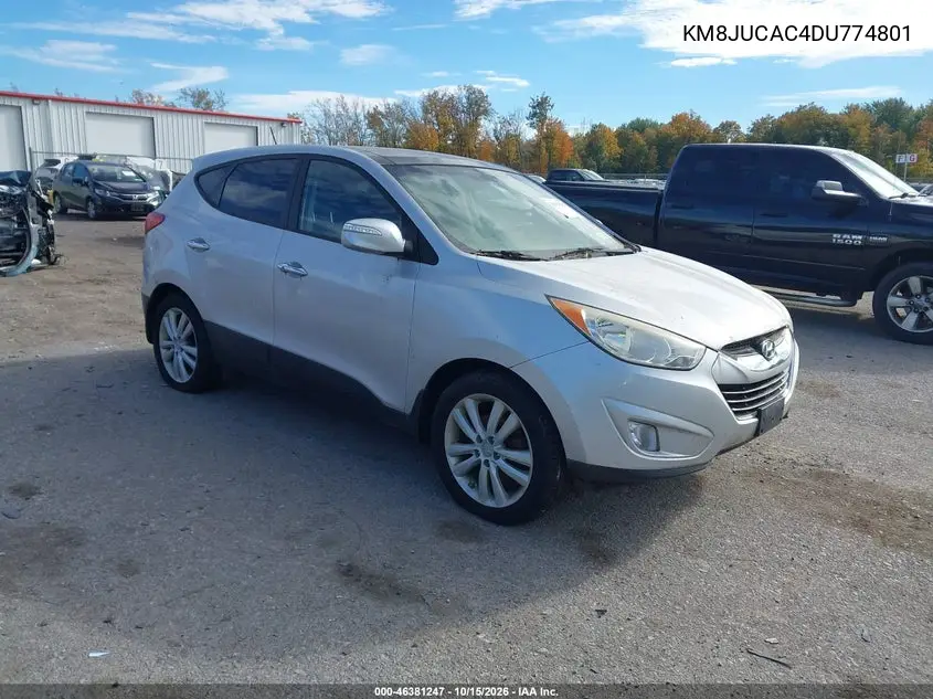 HYUNDAI TUCSON 2013, VIN KM8JUCAC4DU774801