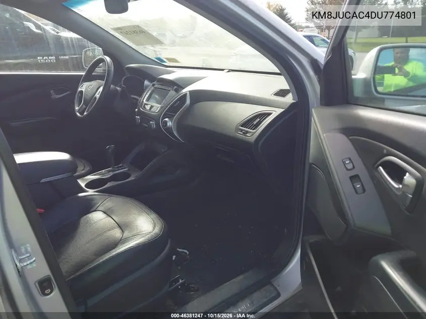 2013 HYUNDAI TUCSON VIN KM8JUCAC4DU774801 — фото 5