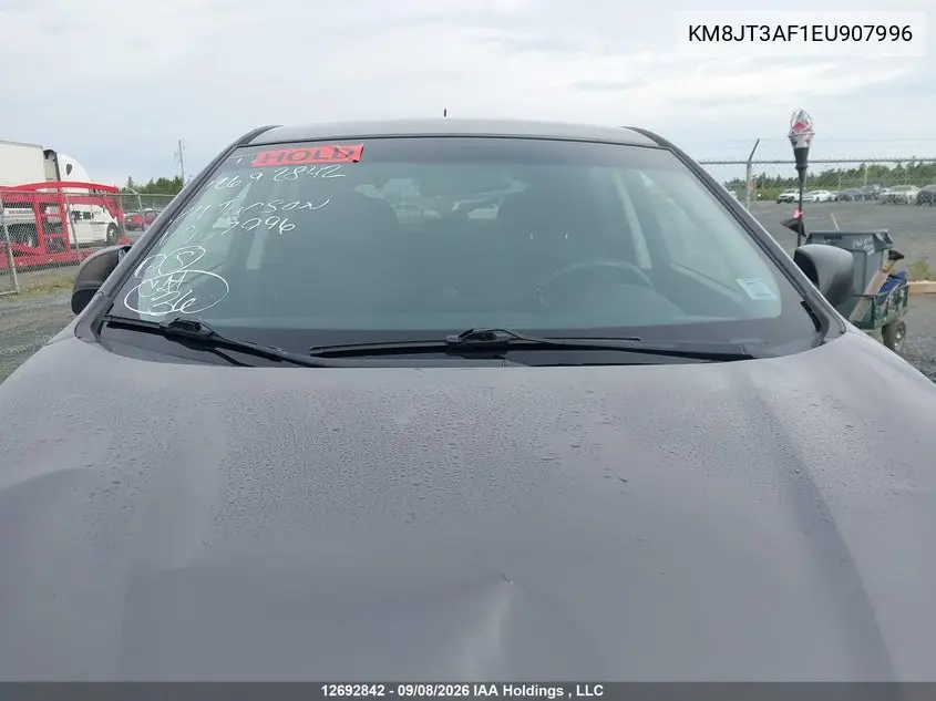 2014 HYUNDAI TUCSON VIN KM8JT3AF1EU907996 — фото 18