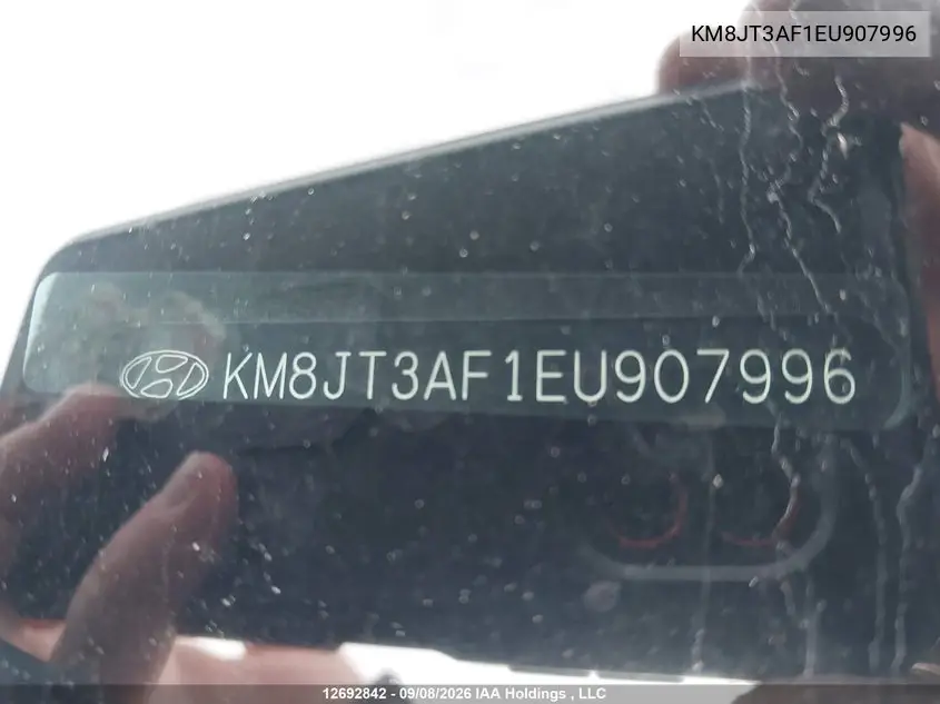 2014 HYUNDAI TUCSON VIN KM8JT3AF1EU907996 — фото 19