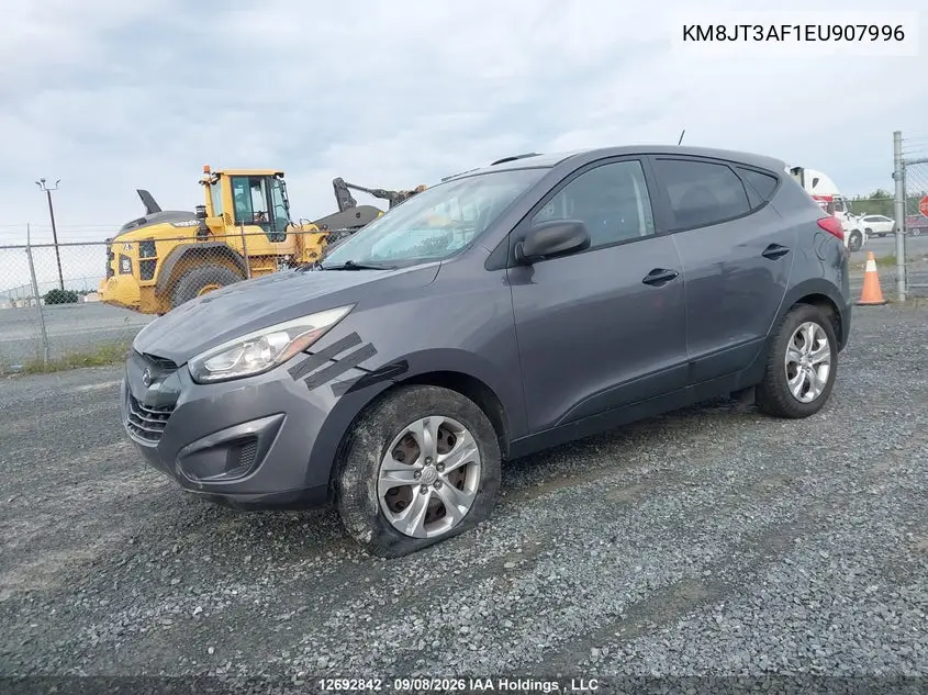 2014 HYUNDAI TUCSON VIN KM8JT3AF1EU907996 — фото 2
