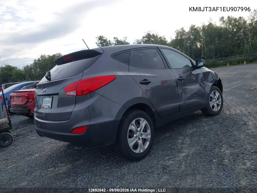 2014 HYUNDAI TUCSON VIN KM8JT3AF1EU907996 — фото 4