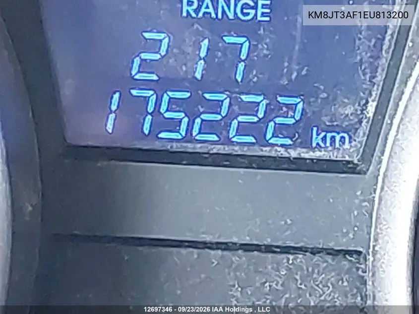 2014 HYUNDAI TUCSON VIN KM8JT3AF1EU813200 — фото 15