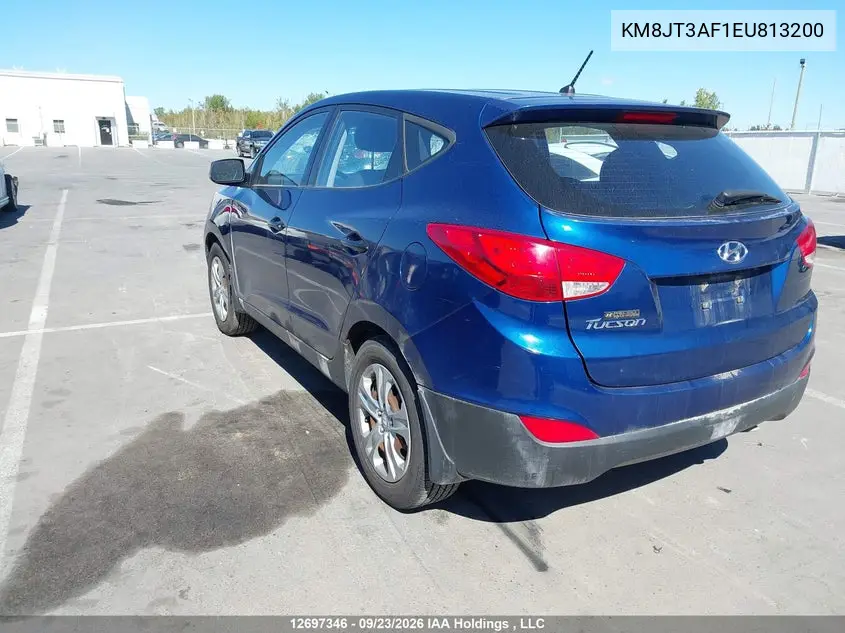 2014 HYUNDAI TUCSON VIN KM8JT3AF1EU813200 — фото 3