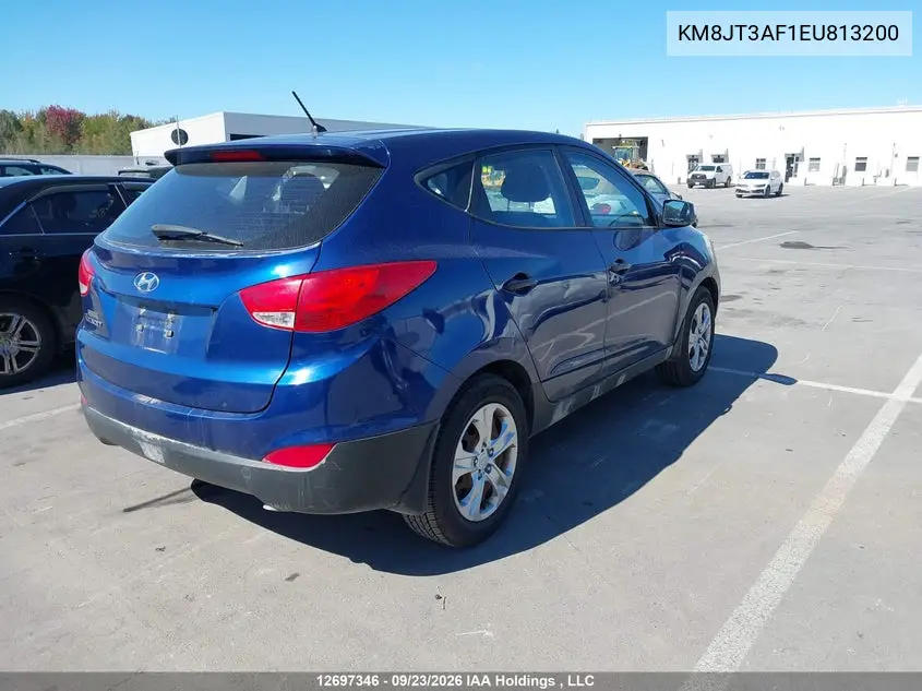 2014 HYUNDAI TUCSON VIN KM8JT3AF1EU813200 — фото 4