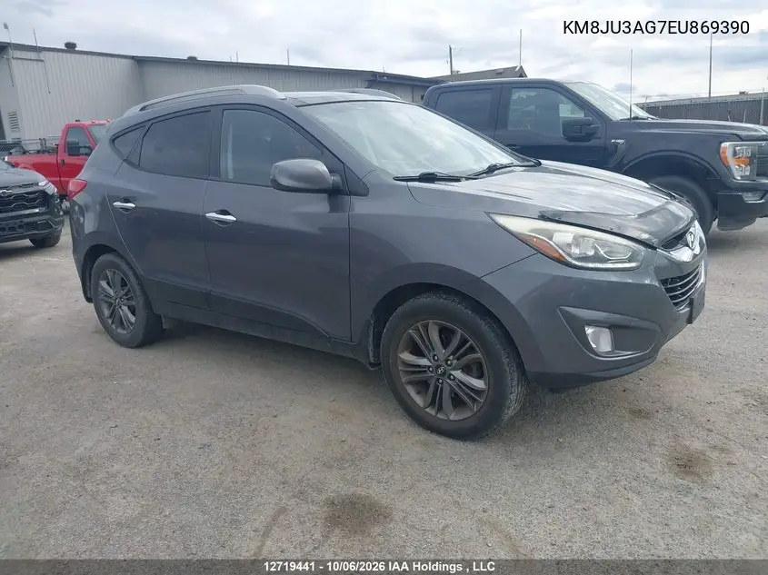 HYUNDAI TUCSON 2014, VIN KM8JU3AG7EU869390