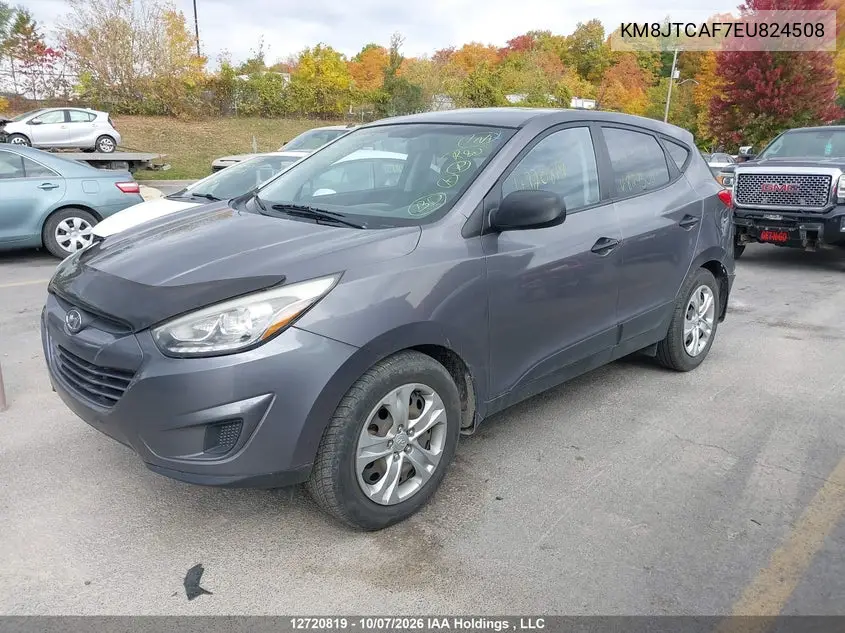 2014 HYUNDAI TUCSON VIN KM8JTCAF7EU824508 — фото 2