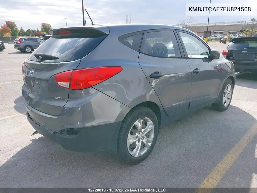 2014 HYUNDAI TUCSON VIN KM8JTCAF7EU824508 — фото 4