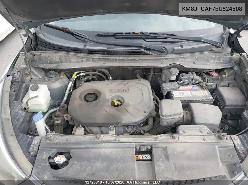 2014 HYUNDAI TUCSON VIN KM8JTCAF7EU824508 — фото 9