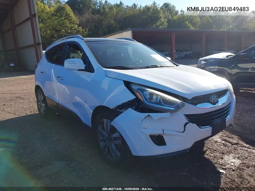 HYUNDAI TUCSON 2014, VIN KM8JU3AG2EU849483