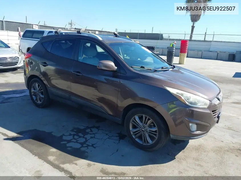 HYUNDAI TUCSON 2014, VIN KM8JU3AG5EU922507