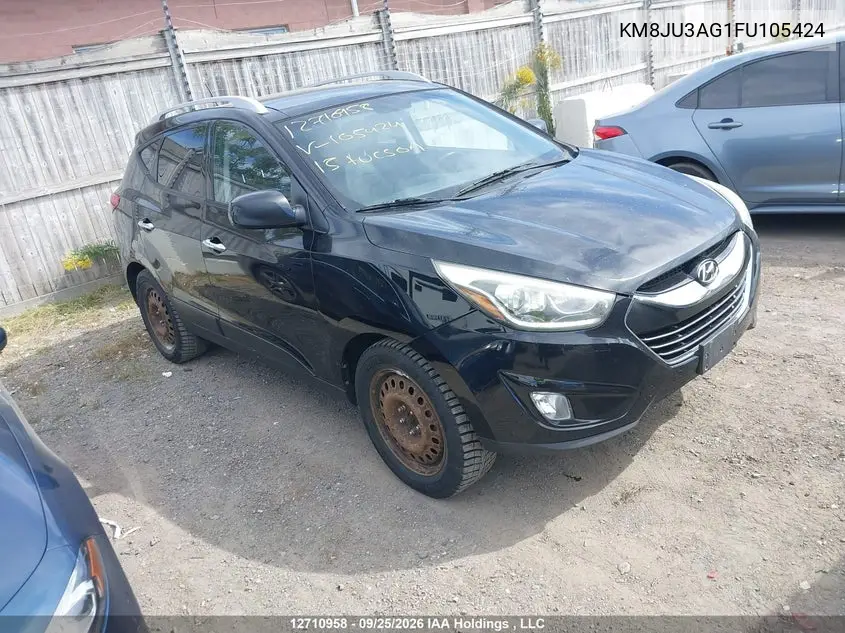 HYUNDAI TUCSON 2015, VIN KM8JU3AG1FU105424