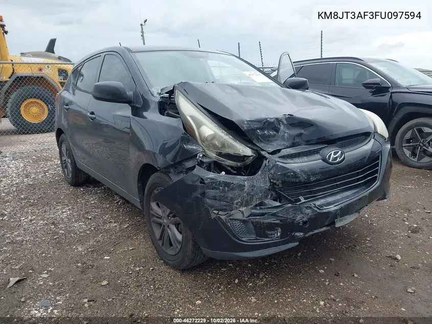 HYUNDAI TUCSON 2015, VIN KM8JT3AF3FU097594