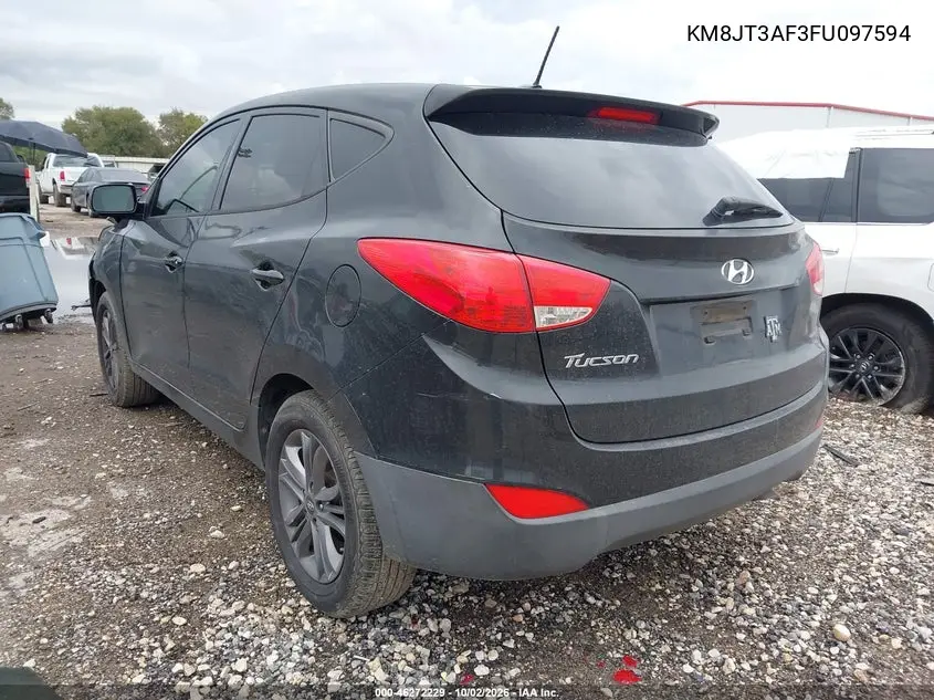 2015 HYUNDAI TUCSON VIN KM8JT3AF3FU097594 — фото 3