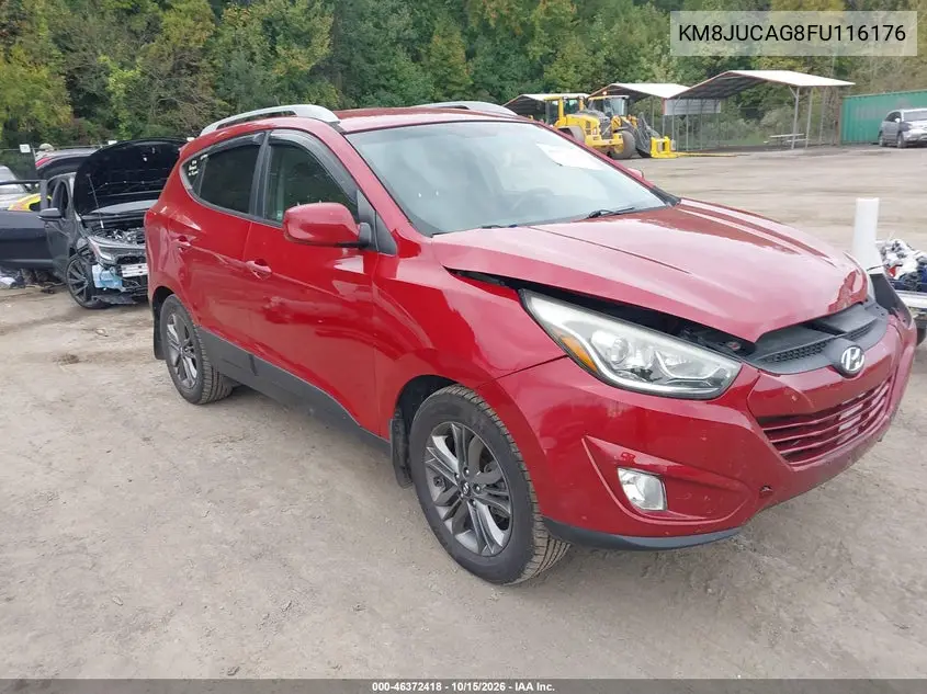 HYUNDAI TUCSON 2015, VIN KM8JUCAG8FU116176
