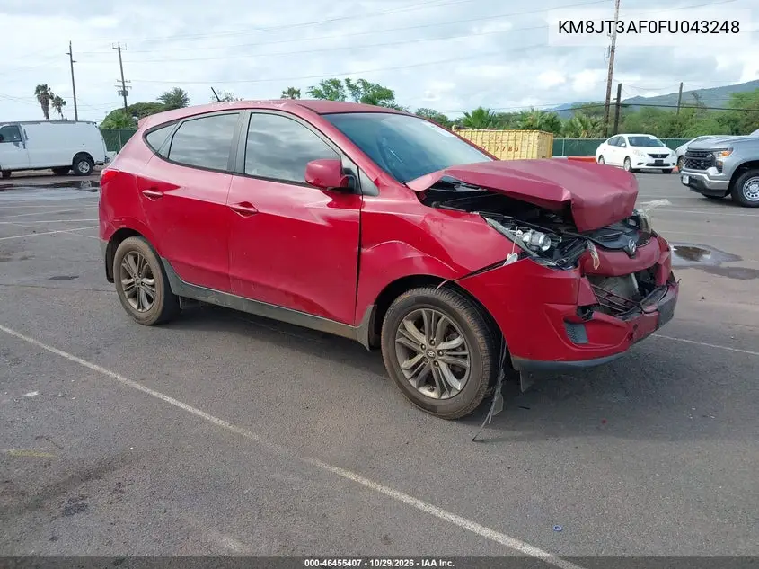 HYUNDAI TUCSON 2015, VIN KM8JT3AF0FU043248