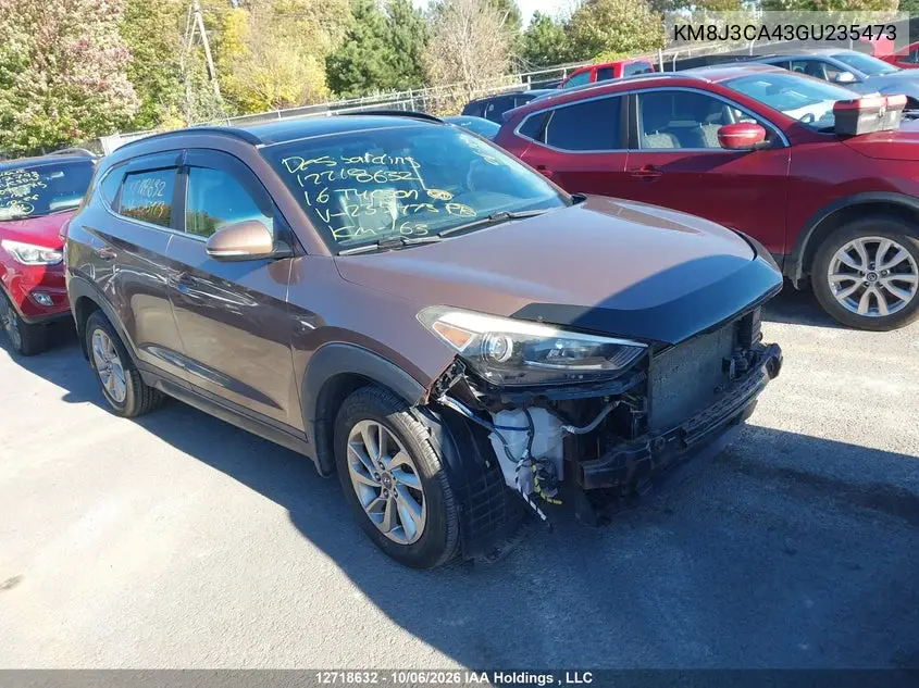 HYUNDAI TUCSON 2016, VIN KM8J3CA43GU235473
