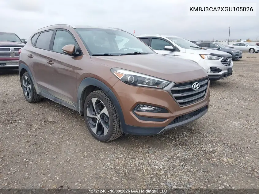 HYUNDAI TUCSON 2016, VIN KM8J3CA2XGU105026