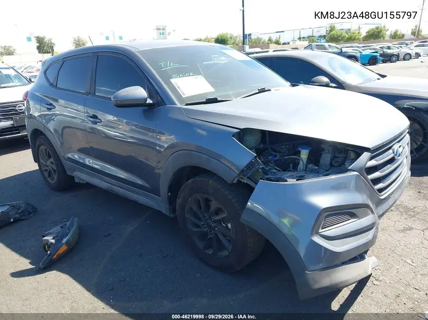 HYUNDAI TUCSON 2016, VIN KM8J23A48GU155797