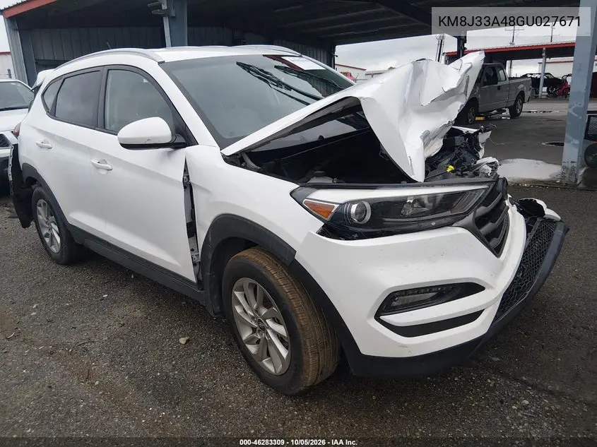 HYUNDAI TUCSON 2016, VIN KM8J33A48GU027671