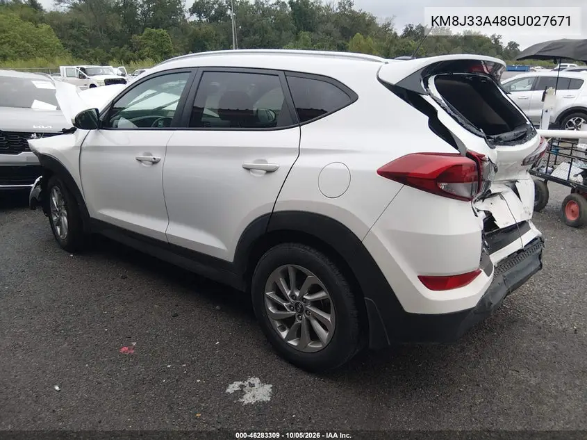 2016 HYUNDAI TUCSON VIN KM8J33A48GU027671 — фото 3