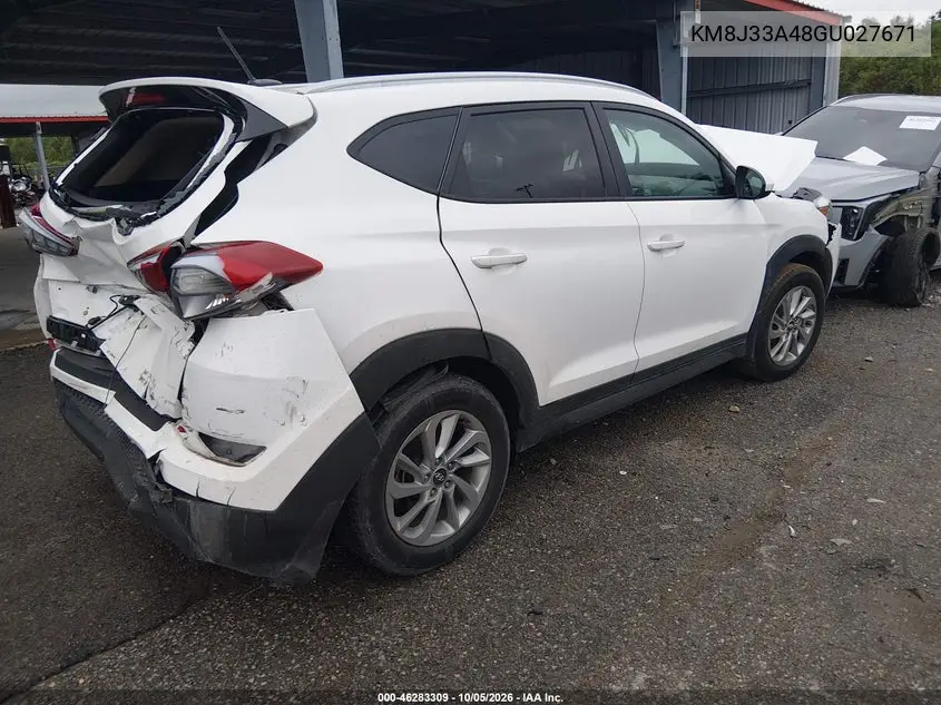 2016 HYUNDAI TUCSON VIN KM8J33A48GU027671 — фото 4
