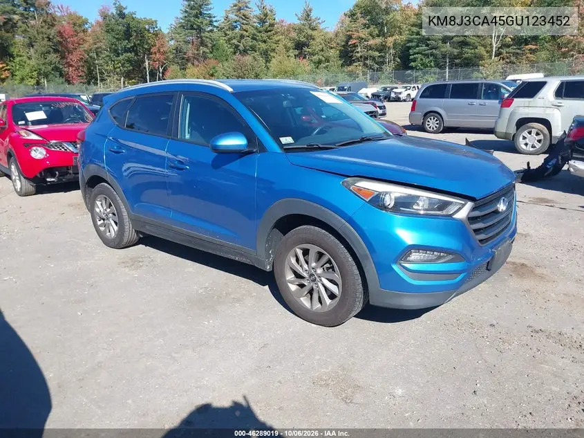 HYUNDAI TUCSON 2016, VIN KM8J3CA45GU123452