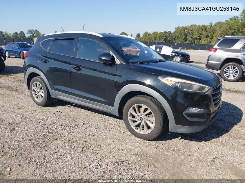 HYUNDAI TUCSON 2016, VIN KM8J3CA41GU253146