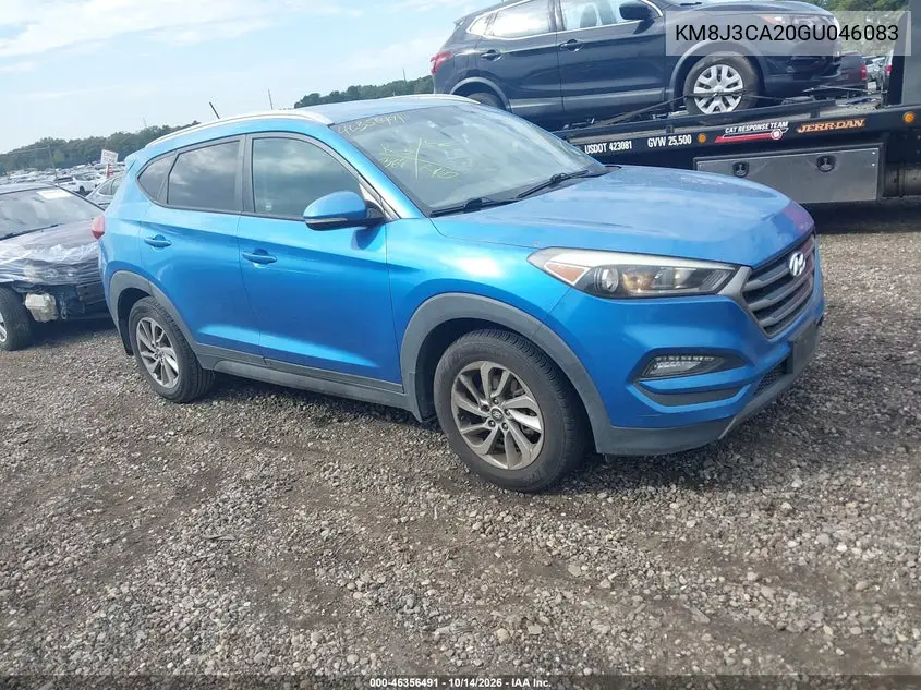 HYUNDAI TUCSON 2016, VIN KM8J3CA20GU046083