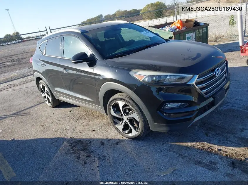 HYUNDAI TUCSON 2016, VIN KM8J3CA28GU189430