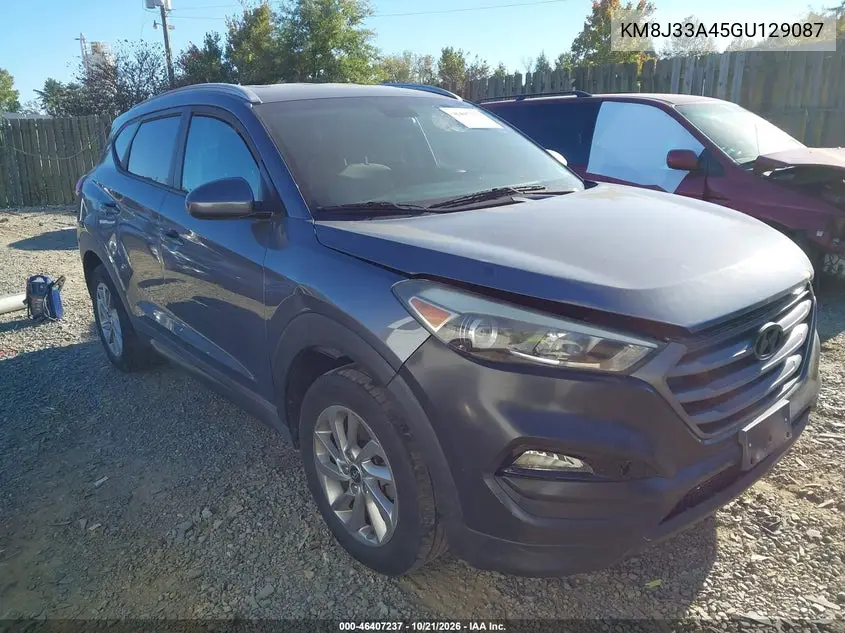 HYUNDAI TUCSON 2016, VIN KM8J33A45GU129087