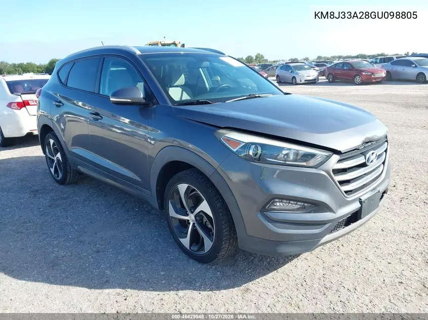 HYUNDAI TUCSON 2016, VIN KM8J33A28GU098805