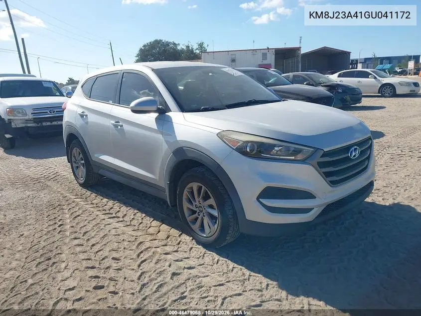 HYUNDAI TUCSON 2016, VIN KM8J23A41GU041172