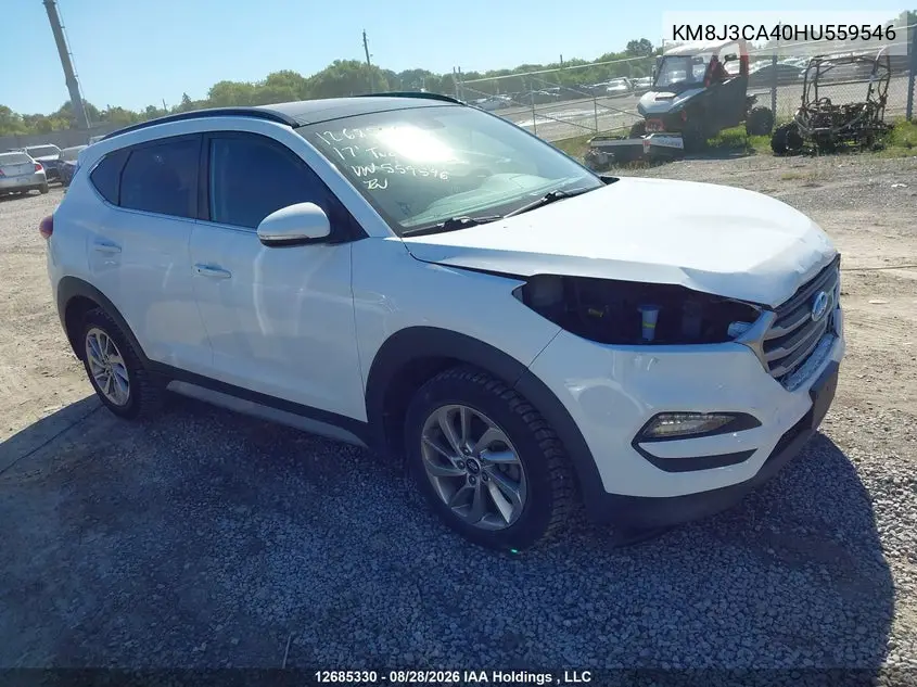 HYUNDAI TUCSON 2017, VIN KM8J3CA40HU559546