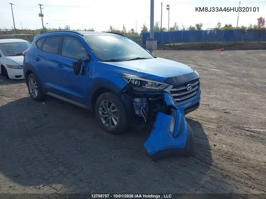 HYUNDAI TUCSON 2017, VIN KM8J33A46HU320101