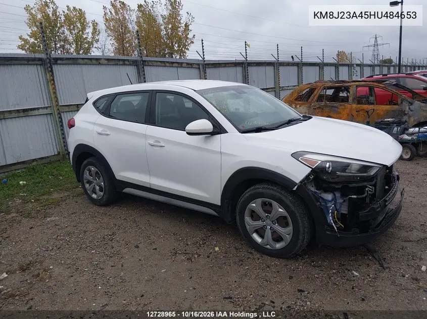 HYUNDAI TUCSON 2017, VIN KM8J23A45HU484653